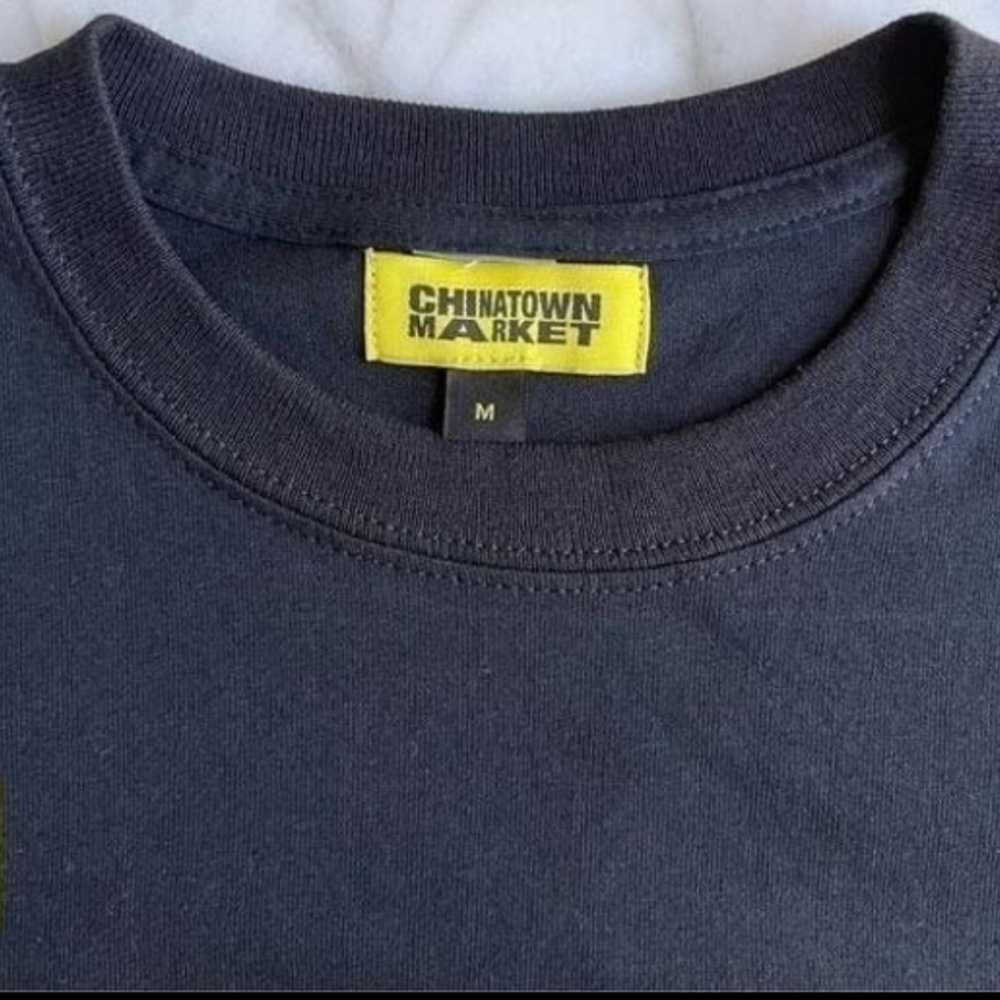 Chinatown Market "UNITY" Graphic Shirt | Mens Medium | Black/Neon | Short Sleeve - Picture 3 of 3